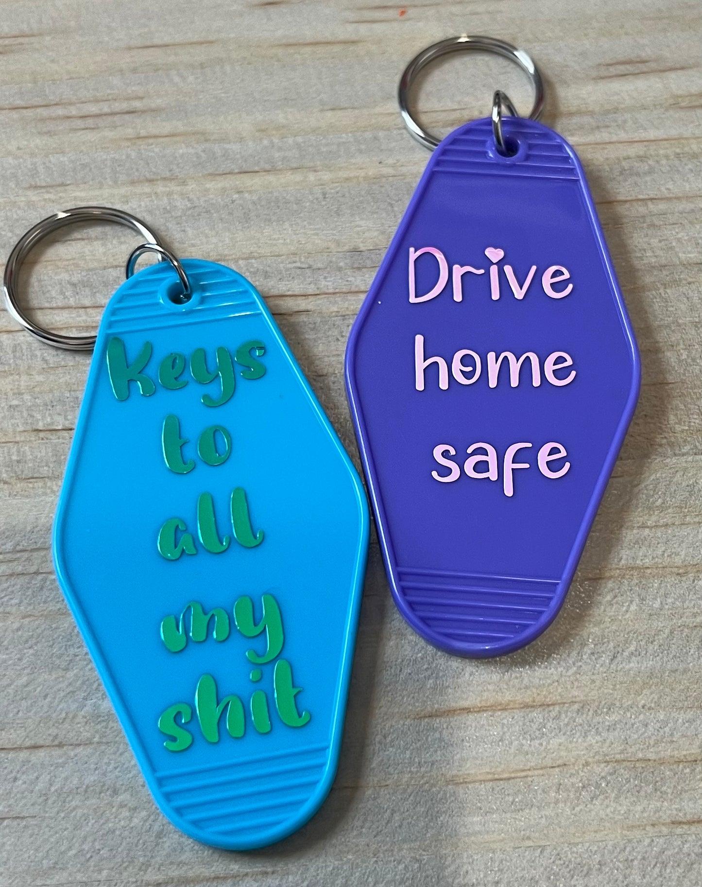 Car related Motel Keychains