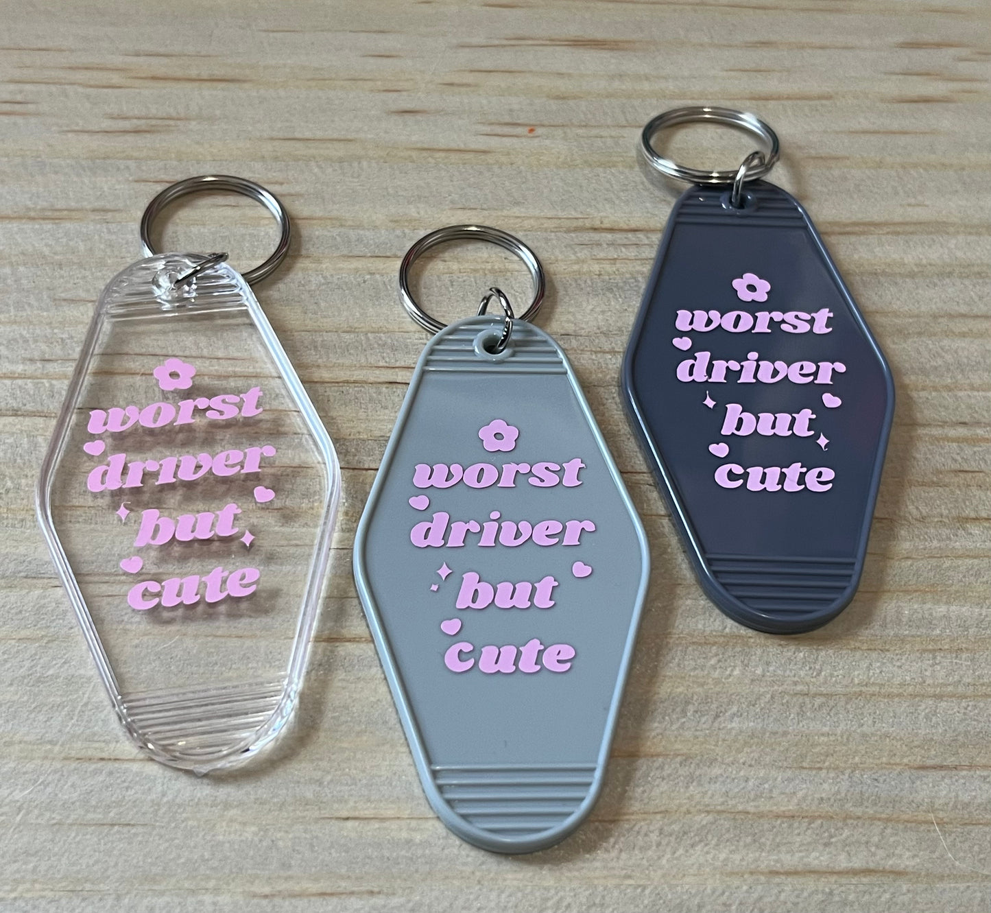 Car related Motel Keychains