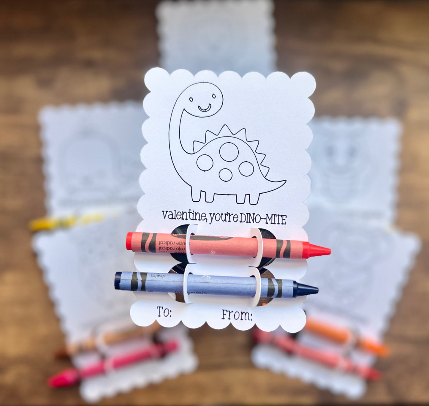 Valentine's Coloring Cards