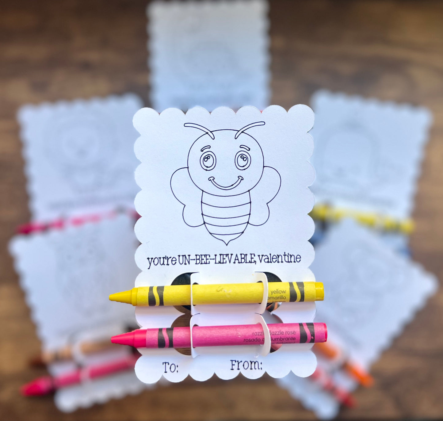 Valentine's Coloring Cards