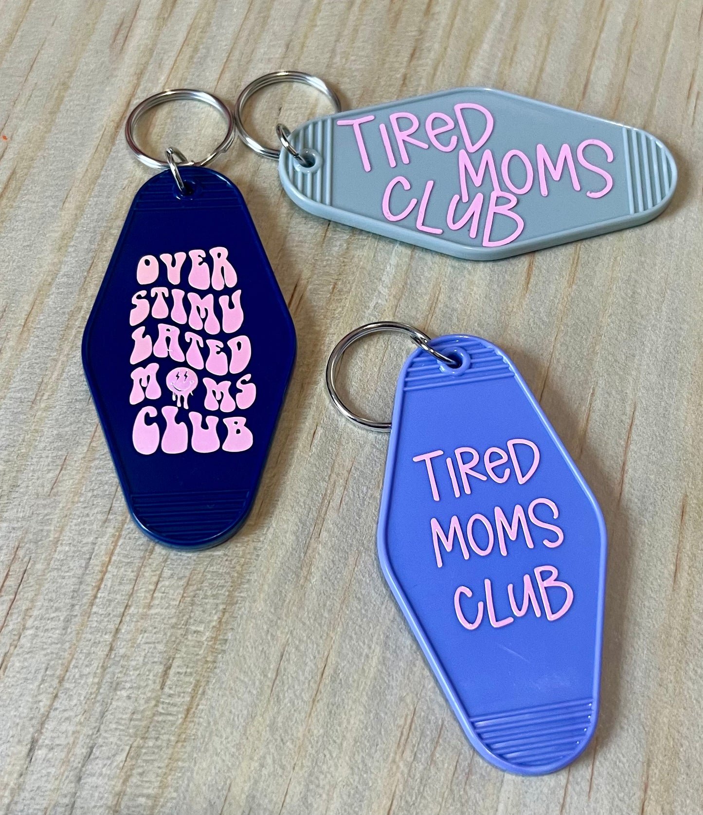 Mom Motel Keychains