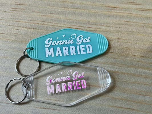 Married Motel Keychain