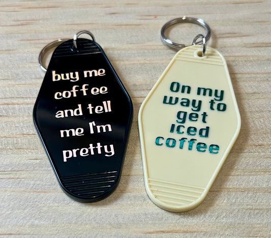 Coffee Motel Keychains